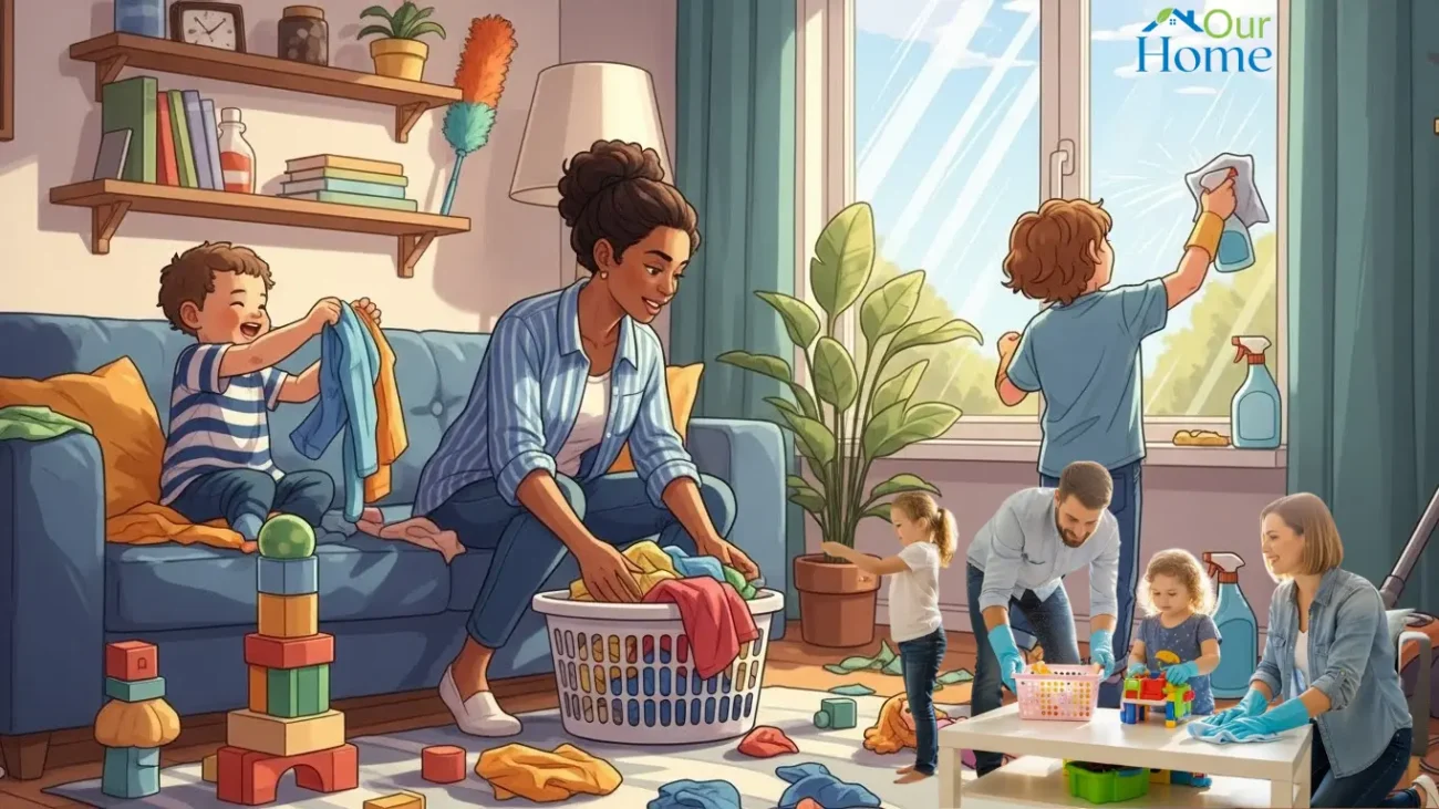 How to Maintain a Clean Home with Kids