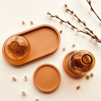 colorful-concrete-candle-tray-set