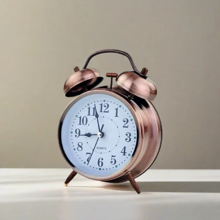 copper-retro-metal-table-clock