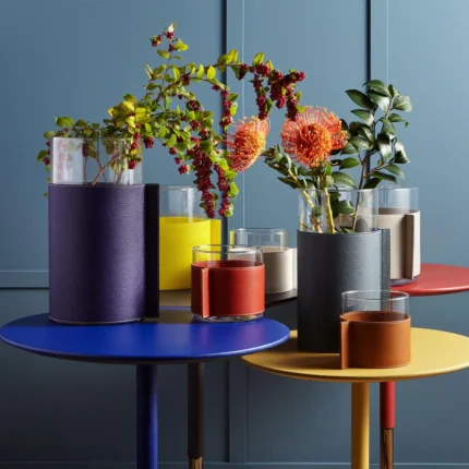 leather-pot-glass-vase